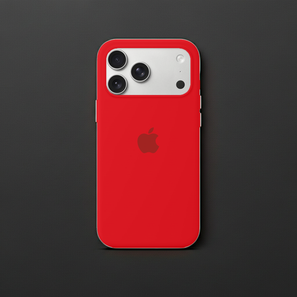 iPhone Silicone Case (Red)