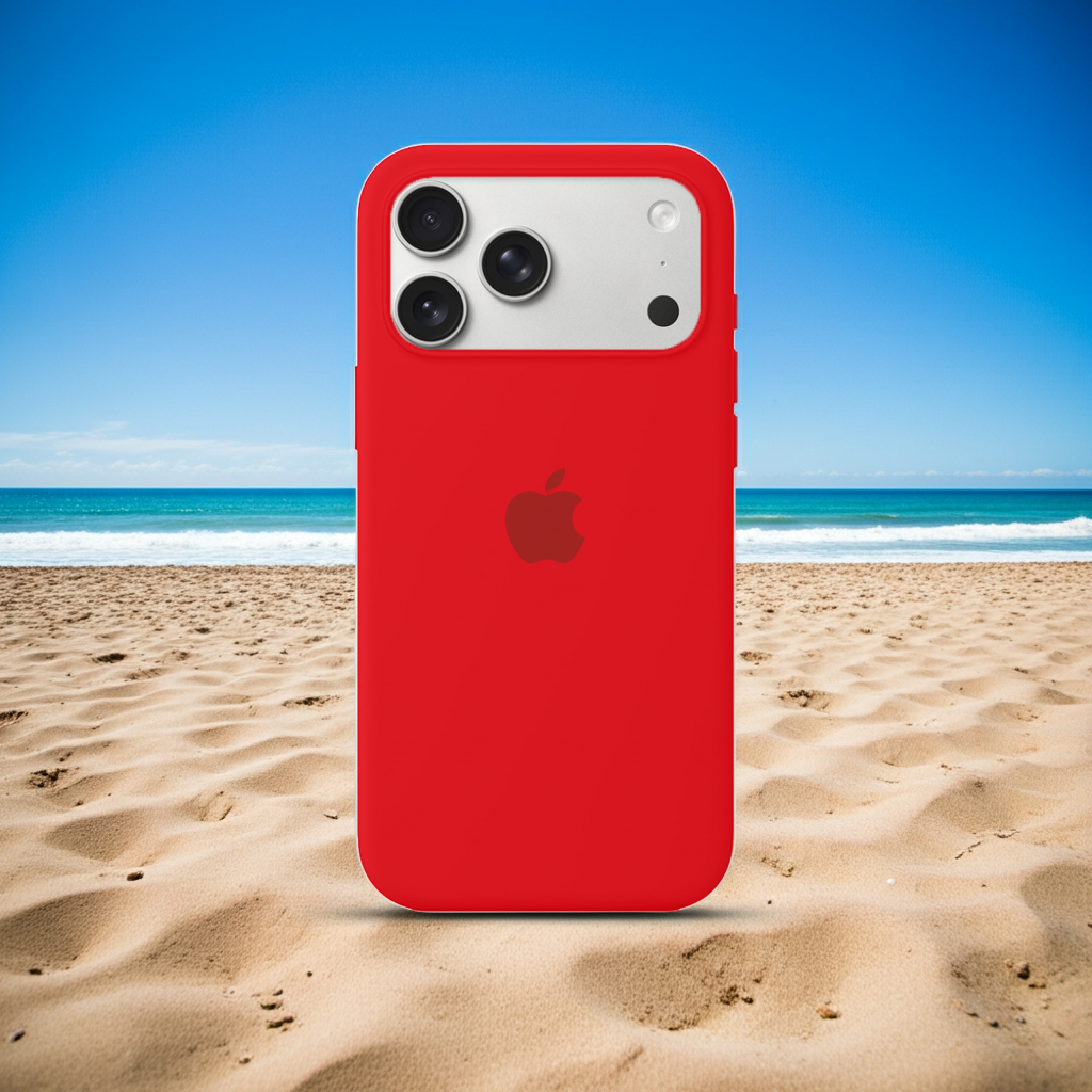 iPhone Silicone Case (Red)